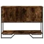 Mesa consola madera de ingeniería roble ahumado 100x35x74,5 cm by , Side tables - Ref: Foro24-848536, Price: 65,67 €, Discoun...