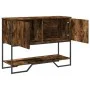 Mesa consola madera de ingeniería roble ahumado 100x35x74,5 cm by , Side tables - Ref: Foro24-848536, Price: 65,67 €, Discoun...