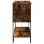 Mesa consola madera de ingeniería roble ahumado 100x35x74,5 cm by , Side tables - Ref: Foro24-848536, Price: 65,67 €, Discoun...