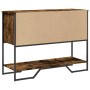 Konsole aus geräucherter Eichen-Ingenieurholz 100x35x74,5 cm von , Seitentische - Ref: Foro24-848536, Preis: 66,45 €, Rabatt: %