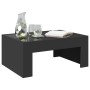 Mesa de centro con Infinity LED negro 70x50x30 cm de , Mesas de centro - Ref: Foro24-847610, Precio: 110,96 €, Descuento: %