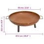 Stahlkohlenbecken 67,5x58x22,5 cm von vidaXL, Kamine - Ref: Foro24-313347, Preis: 62,41 €, Rabatt: %
