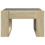 Mesa de centro con Infinity LED roble Sonoma 50x53x30 cm de , Mesas de centro - Ref: Foro24-847625, Precio: 75,63 €, Descuent...