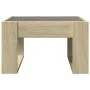 Mesa de centro con Infinity LED roble Sonoma 50x53x30 cm de , Mesas de centro - Ref: Foro24-847625, Precio: 74,57 €, Descuent...
