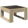 Mesa de centro con Infinity LED roble Sonoma 50x53x30 cm de , Mesas de centro - Ref: Foro24-847625, Precio: 74,57 €, Descuent...