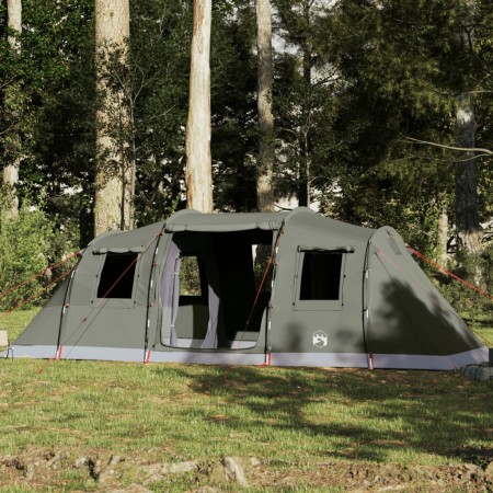 Tienda campaña familiar túnel 6 personas impermeable verde de , Tiendas de campaña - Ref: Foro24-4009419, Precio: 267,47 €, D...
