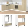 Armario de horno madera contrachapada color roble 60x46x81,5 cm von , Küchenschränke - Ref: Foro24-849617, Preis: 64,92 €, Ra...
