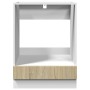 Armario de horno madera contrachapada color roble 60x46x81,5 cm de , Armarios de cocina - Ref: Foro24-849617, Precio: 64,65 €...