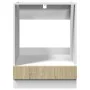 Armario de horno madera contrachapada color roble 60x46x81,5 cm von , Küchenschränke - Ref: Foro24-849617, Preis: 64,92 €, Ra...
