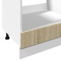 Armario de horno madera contrachapada color roble 60x46x81,5 cm de , Armarios de cocina - Ref: Foro24-849617, Precio: 64,65 €...