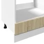 Armario de horno madera contrachapada color roble 60x46x81,5 cm von , Küchenschränke - Ref: Foro24-849617, Preis: 64,92 €, Ra...