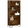 Estantería madera ingeniería color roble ahumado 80x31x169 cm von , Bücherregale und Regale - Ref: Foro24-3295314, Preis: 90,...