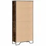 Estantería madera ingeniería color roble ahumado 80x31x169 cm von , Bücherregale und Regale - Ref: Foro24-3295314, Preis: 90,...