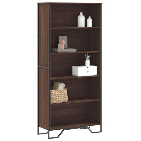 Estantería madera de ingeniería color marrón roble 80x31x169 cm von , Bücherregale und Regale - Ref: Foro24-3295316, Preis: 9...