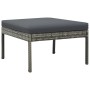 Set muebles de jardín 3 piezas con cojines ratán sintético gris by , Garden sets - Ref: Foro24-313135, Price: 304,47 €, Disco...