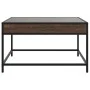 Mesa de centro con Infinity LED marrón roble 70x50x41 cm by , Coffee table - Ref: Foro24-847686, Price: 87,73 €, Discount: %
