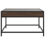 Mesa de centro con Infinity LED marrón roble 70x50x41 cm by , Coffee table - Ref: Foro24-847686, Price: 88,84 €, Discount: %