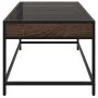 Mesa de centro con Infinity LED marrón roble 70x50x41 cm by , Coffee table - Ref: Foro24-847686, Price: 87,73 €, Discount: %