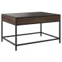 Mesa de centro con Infinity LED marrón roble 70x50x41 cm by , Coffee table - Ref: Foro24-847686, Price: 87,73 €, Discount: %