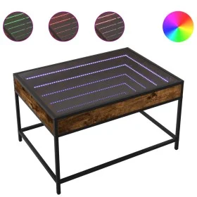 Couchtisch mit Infinity LED in geräucherter Eiche 70x50x41 cm von , Couchtisch - Ref: Foro24-847684, Preis: 84,76 €, Rabatt: %