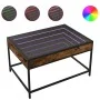 Couchtisch mit Infinity LED in geräucherter Eiche 70x50x41 cm von , Couchtisch - Ref: Foro24-847684, Preis: 84,76 €, Rabatt: %