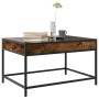 Mesa de centro con Infinity LED roble ahumado 70x50x41 cm by , Coffee table - Ref: Foro24-847684, Price: 85,84 €, Discount: %