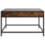 Mesa de centro con Infinity LED roble ahumado 70x50x41 cm by , Coffee table - Ref: Foro24-847684, Price: 85,84 €, Discount: %