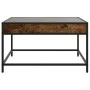 Mesa de centro con Infinity LED roble ahumado 70x50x41 cm by , Coffee table - Ref: Foro24-847684, Price: 84,76 €, Discount: %