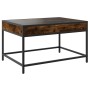 Mesa de centro con Infinity LED roble ahumado 70x50x41 cm by , Coffee table - Ref: Foro24-847684, Price: 85,84 €, Discount: %