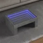 Mesa de centro con Infinity LED gris hormigón 70x50x30 cm by , Coffee table - Ref: Foro24-847612, Price: 86,03 €, Discount: %