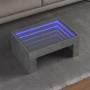 Mitteltisch mit Infinity LED in Betongrau 70x50x30 cm von , Couchtisch - Ref: Foro24-847612, Preis: 87,17 €, Rabatt: %