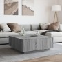 Graue Sonoma-Ingenieurholz-Couchtisch 100x100x40 cm von , Couchtisch - Ref: Foro24-3284054, Preis: 161,37 €, Rabatt: %