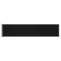 Toldo lateral retráctil para patio negro 140x600 cm de vidaXL, Sombrillas - Ref: Foro24-313369, Precio: 92,20 €, Descuento: %