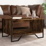 Mesa de centro madera contrachapada roble ahumado 75x51x40 cm by , Coffee table - Ref: Foro24-848486, Price: 50,49 €, Discoun...