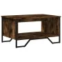 Mesa de centro madera contrachapada roble ahumado 75x51x40 cm by , Coffee table - Ref: Foro24-848486, Price: 49,74 €, Discoun...