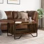 Mesa de centro madera contrachapada roble ahumado 75x51x40 cm by , Coffee table - Ref: Foro24-848486, Price: 49,74 €, Discoun...