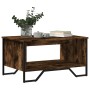 Mesa de centro madera contrachapada roble ahumado 75x51x40 cm by , Coffee table - Ref: Foro24-848486, Price: 50,49 €, Discoun...