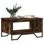 Mesa de centro madera contrachapada roble ahumado 75x51x40 cm by , Coffee table - Ref: Foro24-848486, Price: 49,74 €, Discoun...