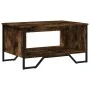Mesa de centro madera contrachapada roble ahumado 75x51x40 cm by , Coffee table - Ref: Foro24-848486, Price: 49,74 €, Discoun...