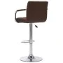 Küchenbarhocker, 2 Stück, brauner Stoff von , Küchenhocker - Ref: Foro24-283422, Preis: 141,46 €, Rabatt: %