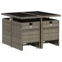 Set comedor jardín 9 pzas y cojines ratán sintético gris de , Conjuntos de jardín - Ref: Foro24-3210596, Precio: 447,74 €, De...