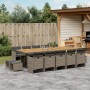 Set comedor de jardín con cojines 15 pzas ratán sintético gris by , Garden sets - Ref: Foro24-3210638, Price: 1,00 €, Discoun...