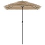 Sombrilla de jardín con LEDs poste acero marrón 300x200x250 cm by , Umbrellas - Ref: Foro24-4005118, Price: 163,23 €, Discoun...