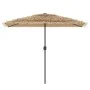 Sombrilla de jardín con LEDs poste acero marrón 300x200x250 cm de , Sombrillas - Ref: Foro24-4005118, Precio: 132,93 €, Descu...