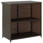 Set mesa y sillas de bar jardín 3 piezas ratán sintético marrón by vidaXL, Furniture sets for kitchens and dining rooms - Ref...