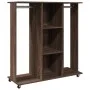 Armario con ruedas madera ingeniería marrón roble 102x38x110 cm von , Aufbewahrung von Kleidung und Schränken - Ref: Foro24-8...