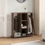 Armario con ruedas madera ingeniería marrón roble 102x38x110 cm von , Aufbewahrung von Kleidung und Schränken - Ref: Foro24-8...