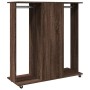 Armario con ruedas madera ingeniería marrón roble 102x38x110 cm von , Aufbewahrung von Kleidung und Schränken - Ref: Foro24-8...