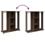 Armario con ruedas madera ingeniería marrón roble 102x38x110 cm von , Aufbewahrung von Kleidung und Schränken - Ref: Foro24-8...
