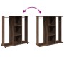 Armario con ruedas madera ingeniería marrón roble 102x38x110 cm von , Aufbewahrung von Kleidung und Schränken - Ref: Foro24-8...